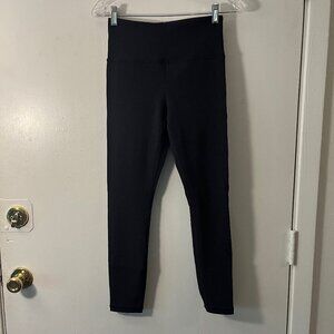 Athleta Ultra High Rise Elation Tight Legging Black Rib Size Medium